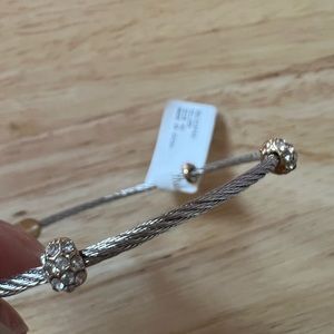 Magnetic silver bracelet